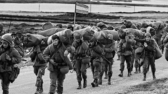 El primer combate de la Guerra