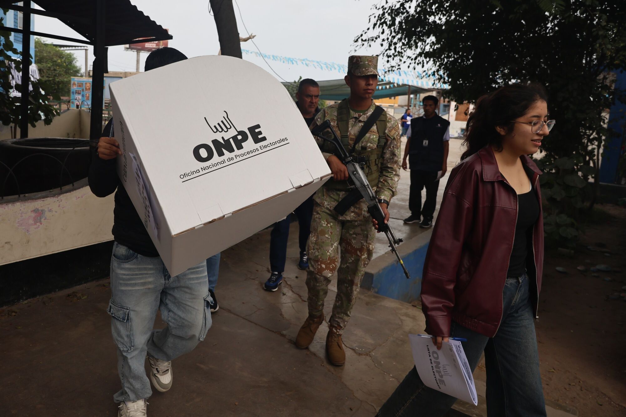 Peruvians Vote In Presidential Runoff Election