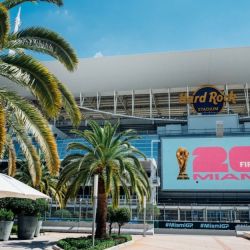 Miami lista para recibir a los fans del fútbol.