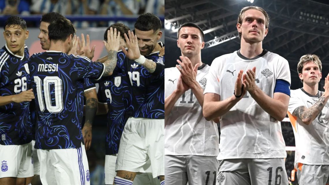 Argentina x Islândia, em amistoso internacional antes da Copa do Mundo Argentina x Islândia, em amistoso internacional antes da Copa do Mundo