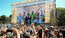 La Ciudad empieza a vivir el Mundial con un mega Fan Fest