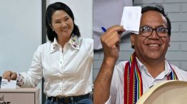 Keiko Fujimori y Roberto Sánchez