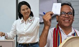 Keiko Fujimori y Roberto Sánchez