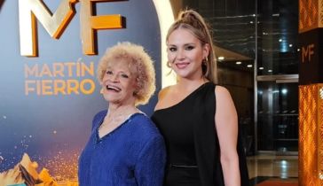 María Rosa Fugazot junto a Belén Giménez
