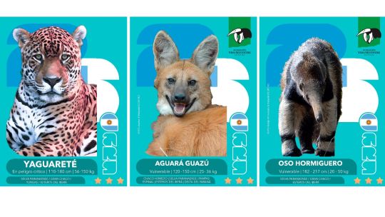 La ONG Vida Silvestre lanza un álbum y figuritas de animales