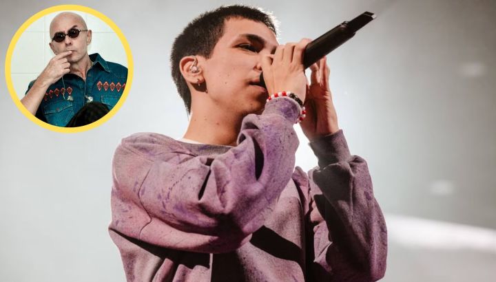 Milo J homenajeó al Indio Solari durante su concierto en México