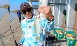 Pesca en el Guazú: excelente momento para el pejerrey desde los muelles de Zárate