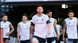 Entrenamiento de la Selección Argentina