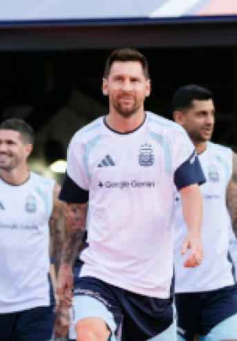 Entrenamiento de la Selección Argentina