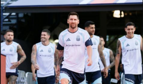 Entrenamiento de la Selección Argentina