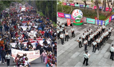 Protestas en México