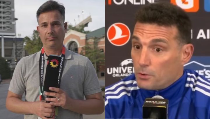 Expulsaron a un periodista de TN de la conferencia de prensa de Lionel Scaloni: "Fue una situación anormal"
