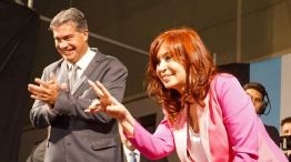 Jorge Capitanich y Cristina Kirchner