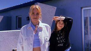 Rocío Igarzábal y su hija Lupe