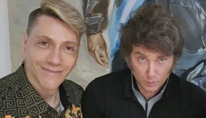 Roberto Piazza y Javier Milei