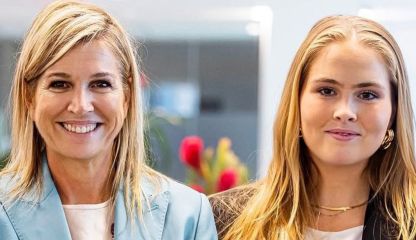 La princesa Amalia y Máxima Zorreguieta