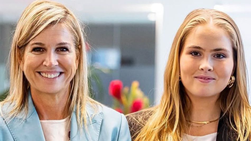La princesa Amalia y Máxima Zorreguieta