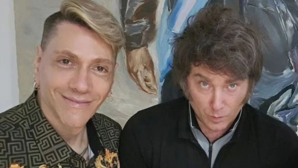 Roberto Piazza y Javier Milei