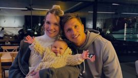 Faustino, el hijo de Eva Bargiela y Gianluca Simeone, deslumbró con su look mundialista