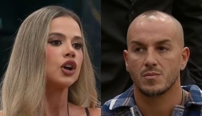 Cinzia Francischiello y Emanuel Di Gioia en Gran Hermano Generación Dorada 