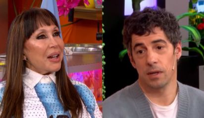 Moria Casán y Esteban Lamothe