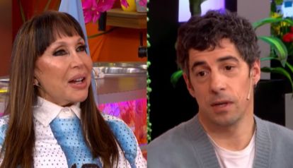 Moria Casán y Esteban Lamothe