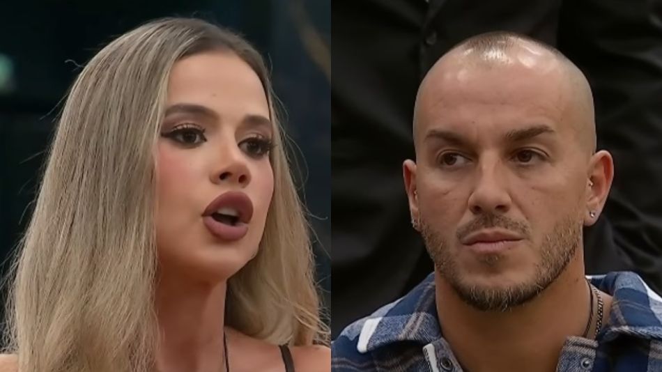 Cinzia Francischiello y Emanuel Di Gioia en Gran Hermano Generación Dorada 