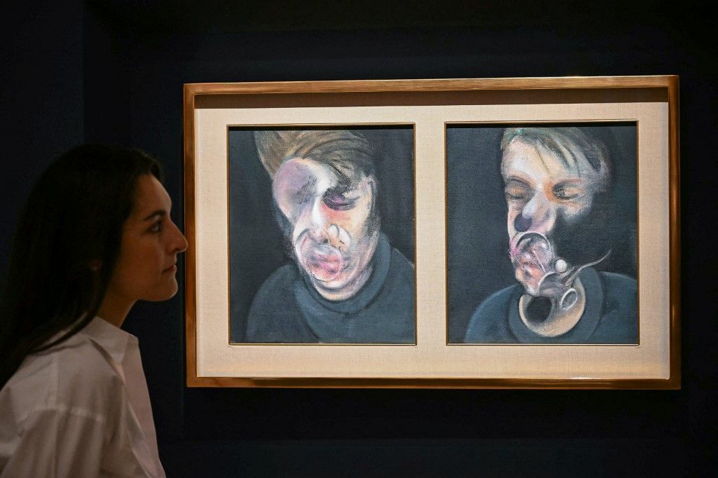 Obras de Francis Bacon, de la colección de arte de Joe Lewis que se remata en Sotheby's de Londres.