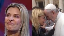 Eugenia Tobal y el Papa Francisco