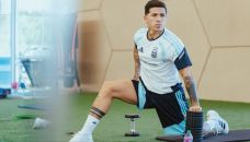 Entrenamiento de la Selección Argentina en Kansas City