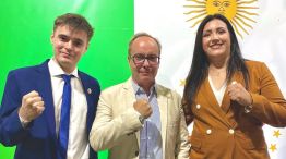 Adrián Zukiewicz, Alfredo Rodríguez y Mayra Jarenko.