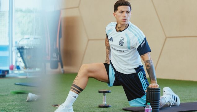 Entrenamiento de la Selección Argentina en Kansas City