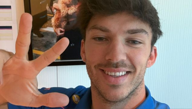 Pierre Gasly tras confirmarse su podio en Mónaco