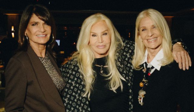 Susana Giménez, Teresa Calandra y Evelyn Scheidl 