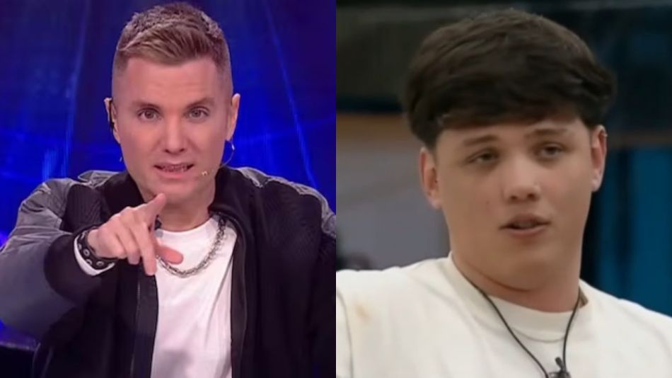 Santiago del Moro y Nigro en Gran Hermano