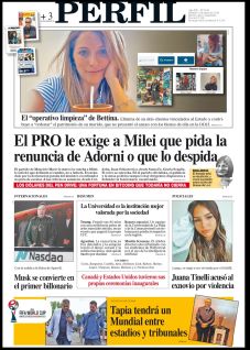 La tapa del Diario PERFIL del sábado 13 de junio de 2026