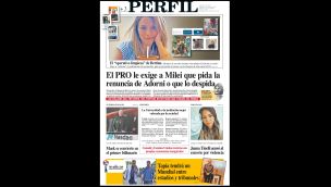 La tapa del Diario PERFIL del sábado 13 de junio de 2026
