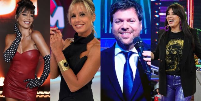 Sol Pérez, Mariana Fabbiani, Guido Kaczka y Edith Hermida