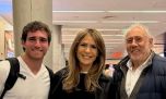 Rosella Della Giovampaola, Gustavo Yankelevich y Valentín viajaron a Nueva York para conocer al nuevo integrante de la familia
