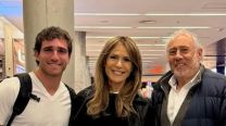 Rosella Della Giovampaola, Gustavo Yankelevich y Valentín viajaron a Nueva York para conocer al nuevo integrante de la familia