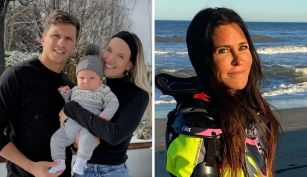 Eva Bargiela y Gianluca Simeone con Faustino - Carolina Baldini
