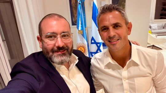 Martín Menem llegó a Israel y fue recibido por Axel Wahnish: “Nos esperan días intensos de trabajo”