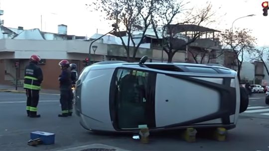 Mañana de choques en la Ciudad de Buenos Aires: hubo 3 accidentes y 6 heridos