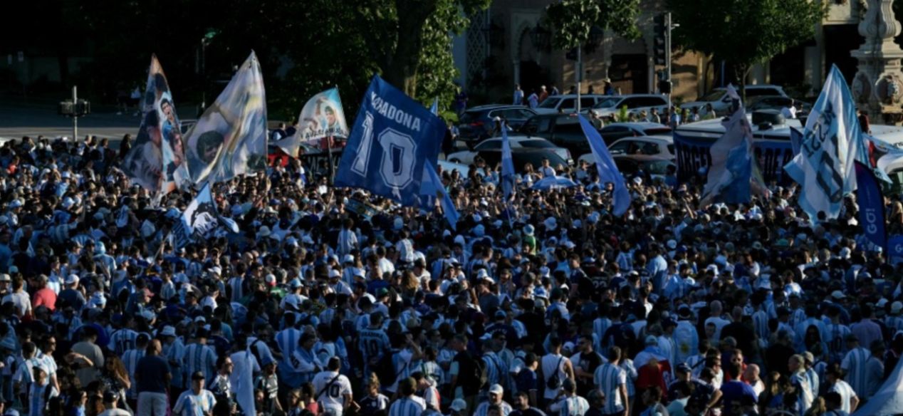 Banderazo argentino en Kansas City