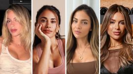 De Tini Stoessel y Antonela Roccuzzo a Caro Calvagni y Agustina Gandolfo: las mujeres de la Selección apuestan por un look sastrero