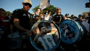 Banderazo argentino en Kansas City
