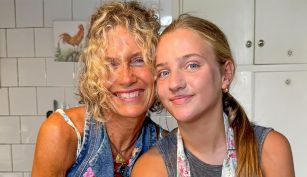 Maru Botana junto a su hija Inés