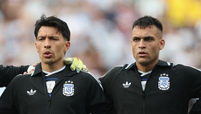 Lisandro Martínez y Lautaro Martínez