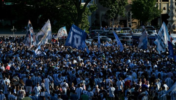 Banderazo argentino en Kansas City