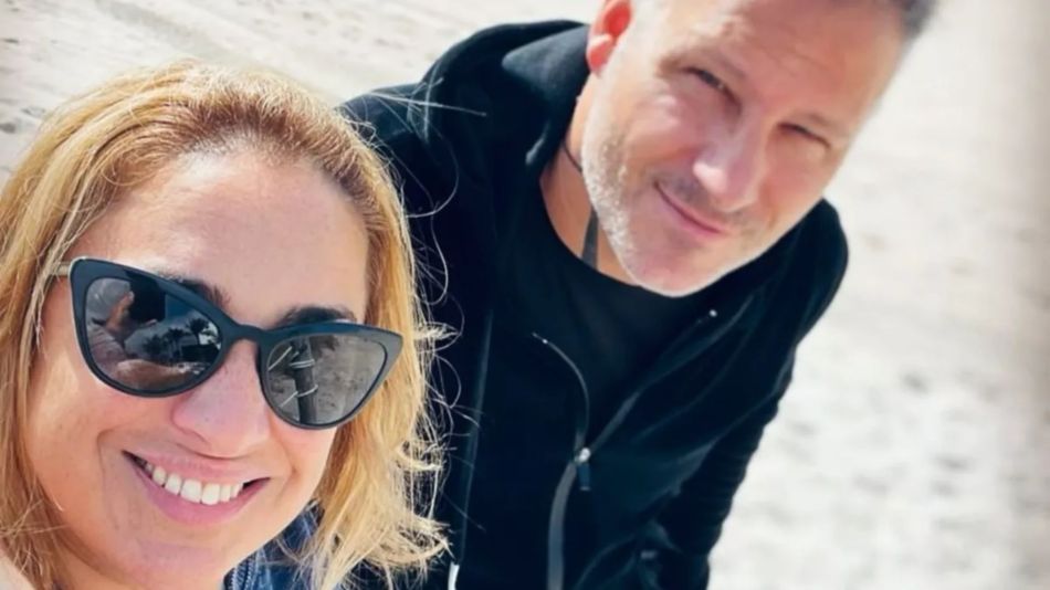 María Julia Oliván y su esposo Ariel